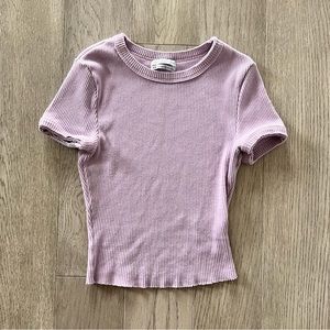 UO Perfect Ribbed Baby Tee